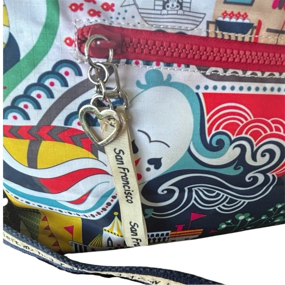 San Francisco Graphic Bag”I left my heart in”San Francisco travel tourist - Picture 4 of 9